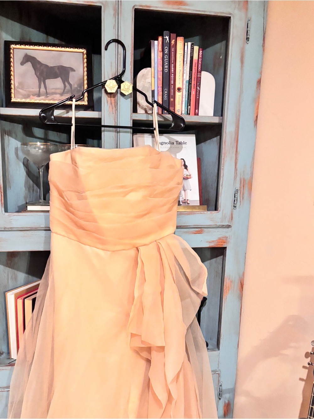 Trish scully SYD GOWN GOLD ORGANZA - Picture 9 of 12